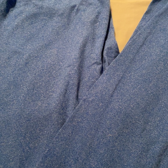 Lularoe OS Blue Feathered Leggings - Picture 2 of 2